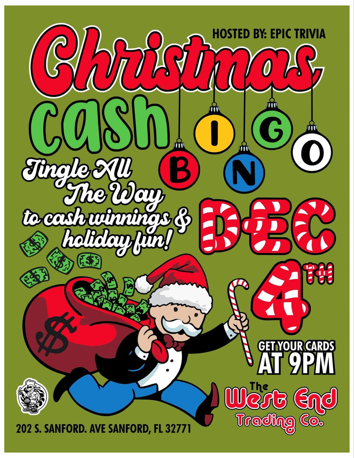 Christmas Bingo night @ West End Trading Co