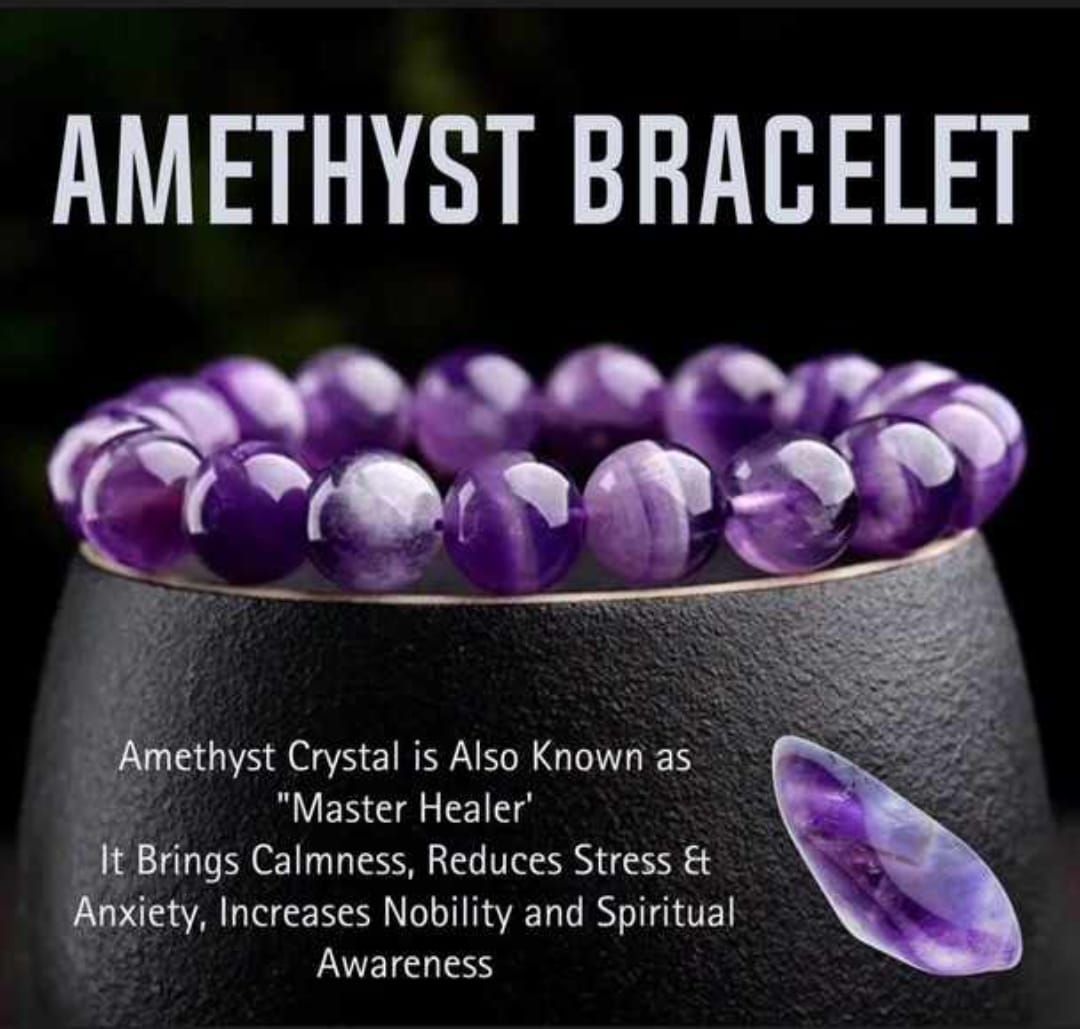 Natural Energised certified Amythist crystals for your Happy family