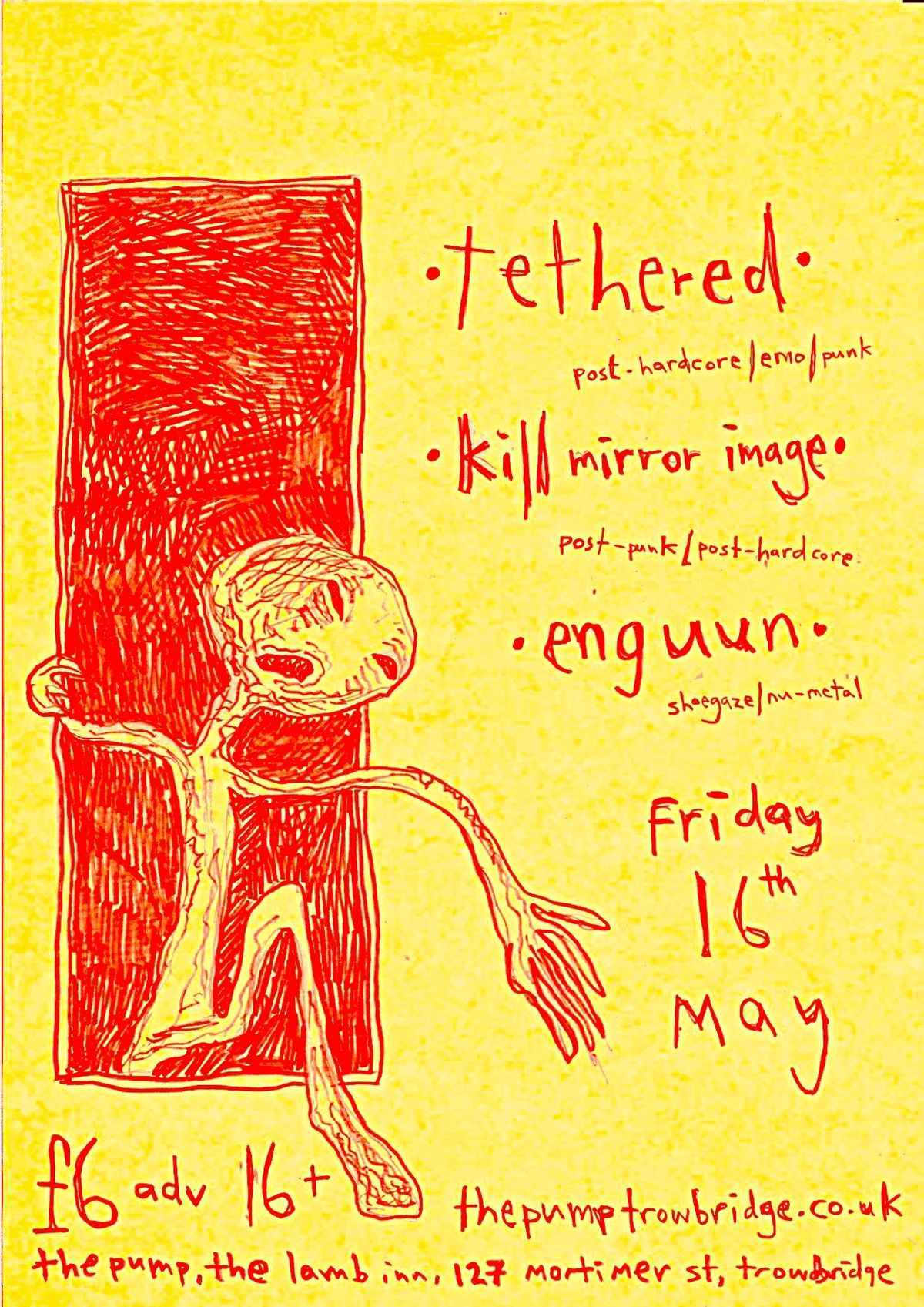 Sketchbook Records present... TETHERED w\/ K*ll Mirror Image + Enguun