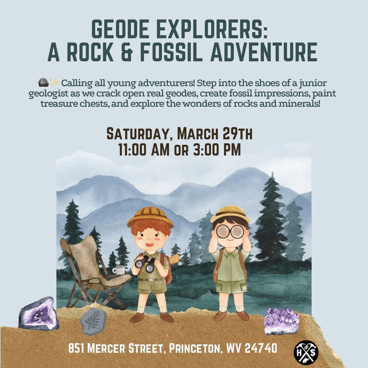 Geode Explorers: A Rock & Fossil Adventure 