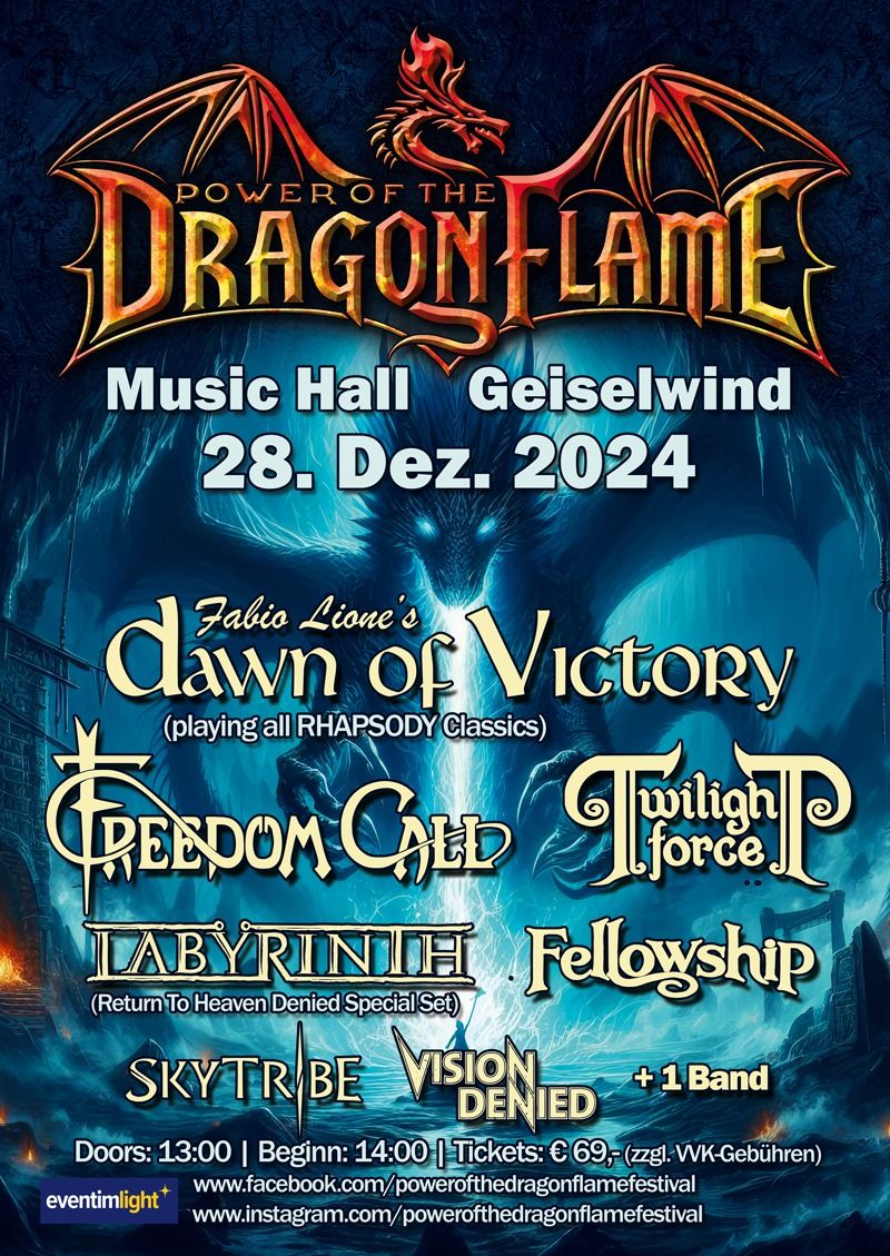 Freedom Call at Power of the Dragon Flame in Geiselwind (DE)