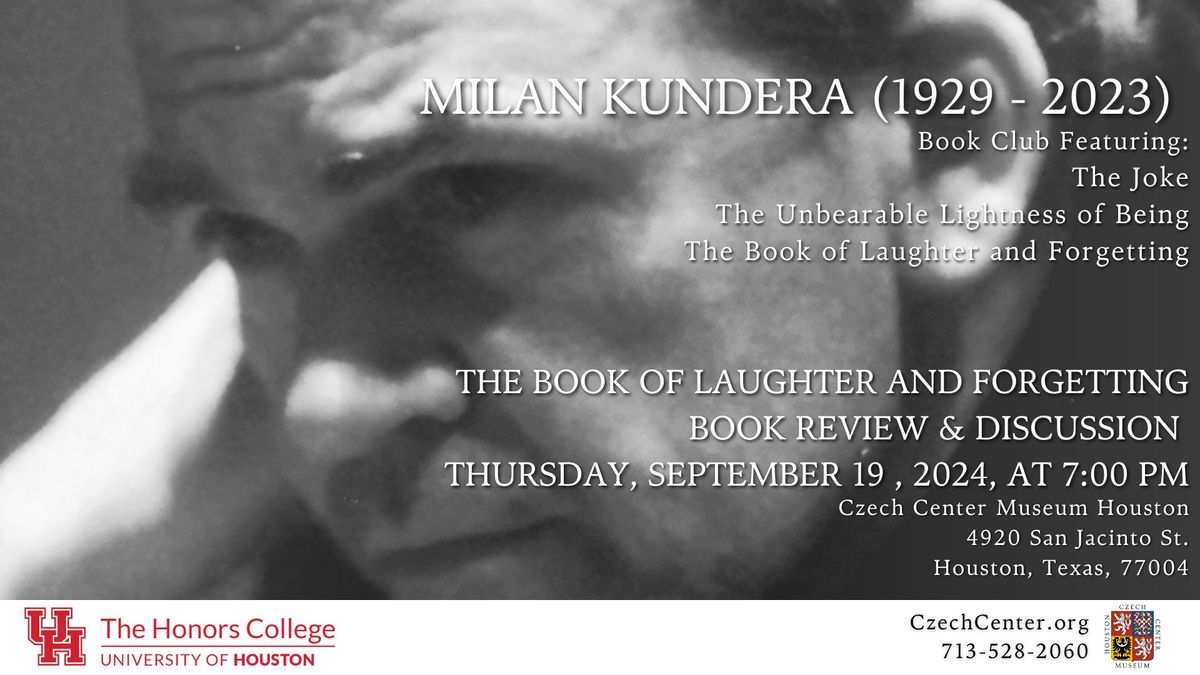 Milan Kundera Book Club Discusses The Book of Laughter and Forgetting