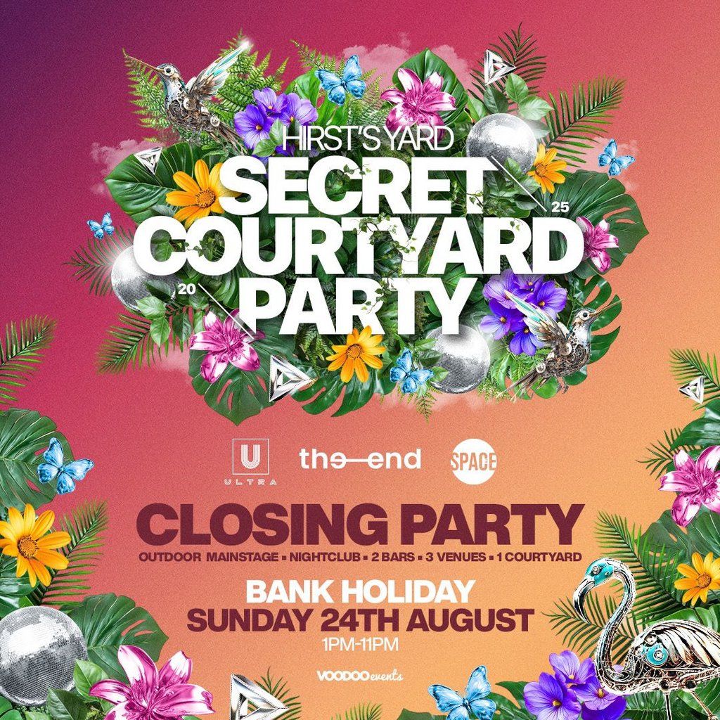 Secret Courtyard Party Tickets - 24th August