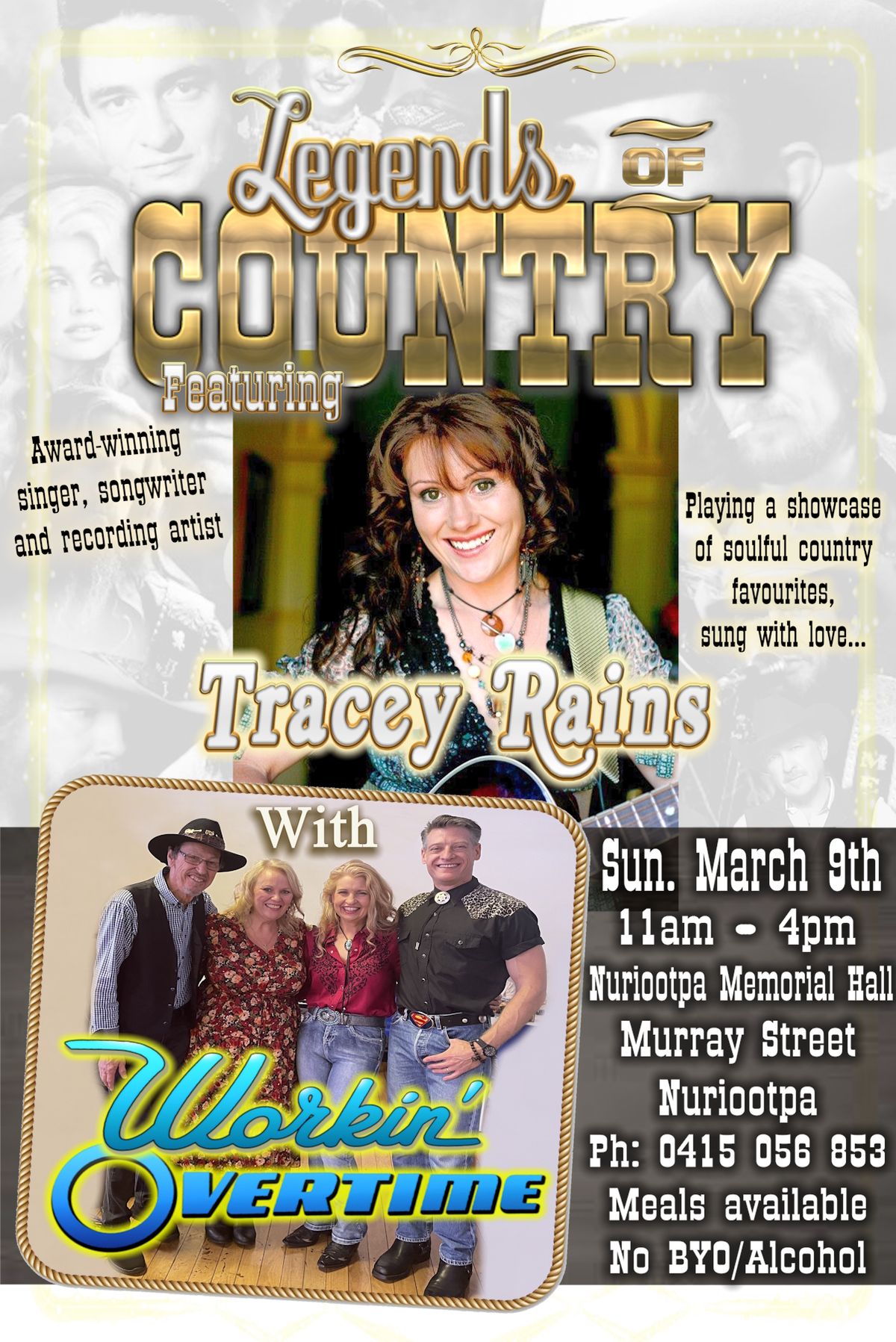 LEGENDS OF COUNTRY - Tracey Rains