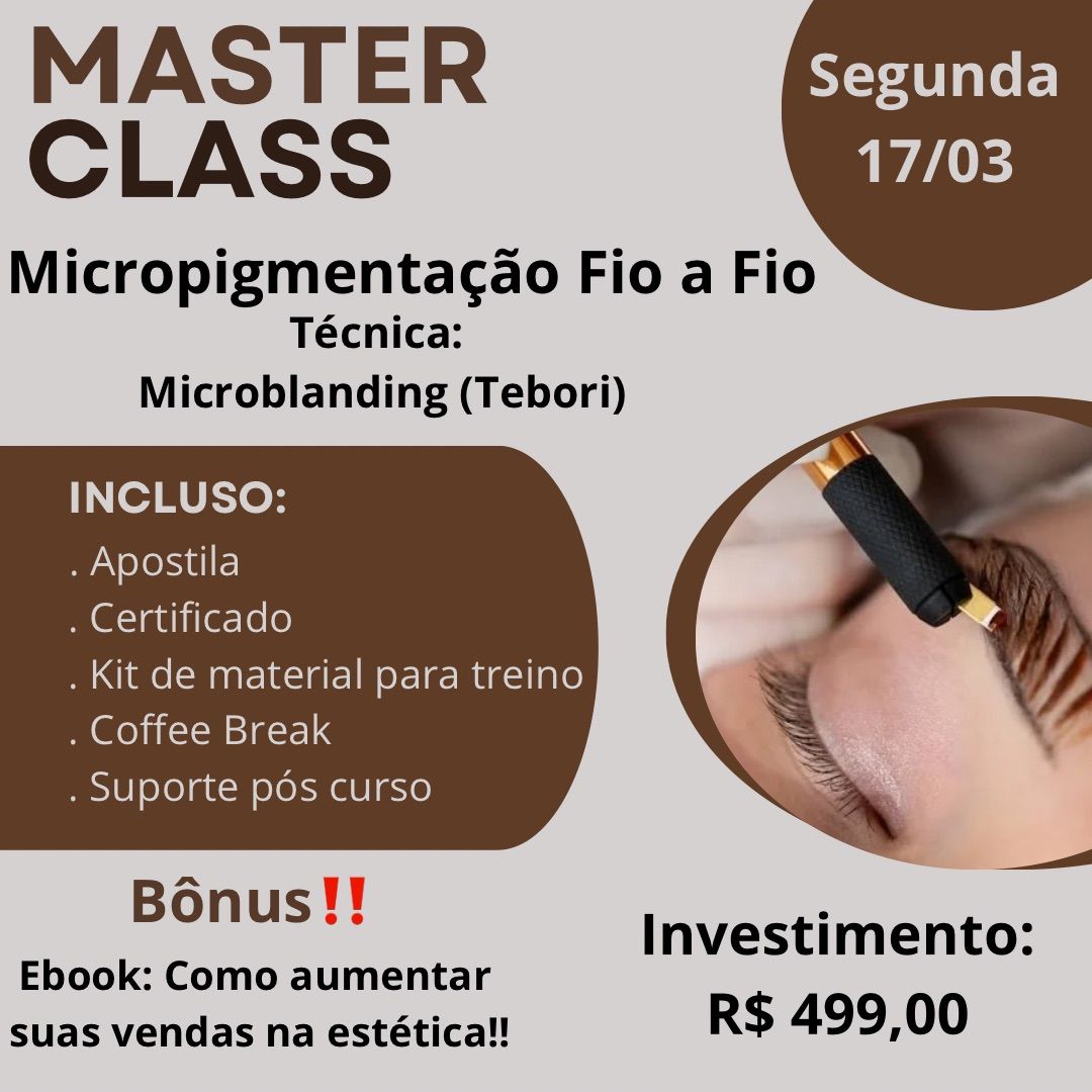 Master Class Micro Fio a Fio 