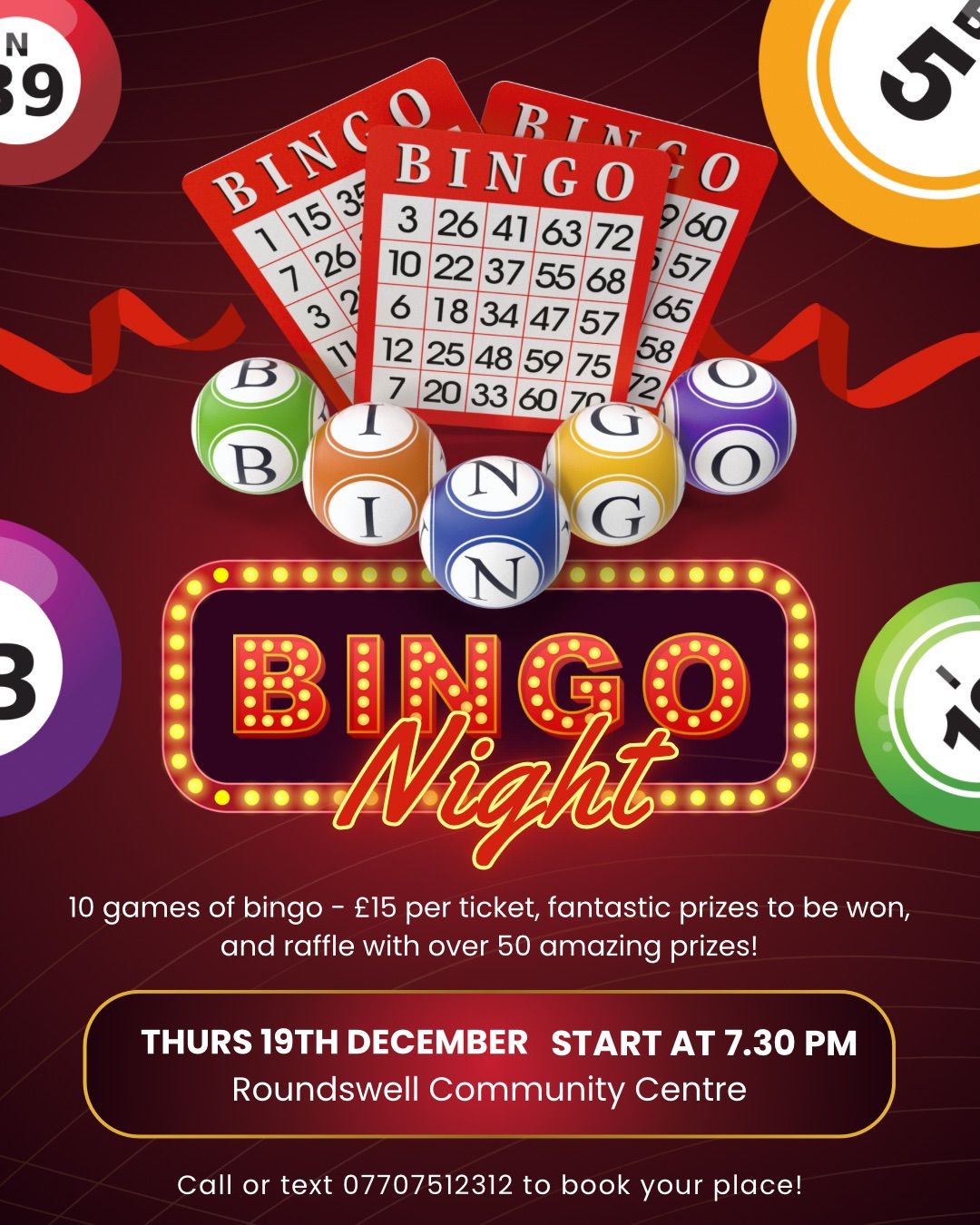 Bingo Fundraiser Evening!