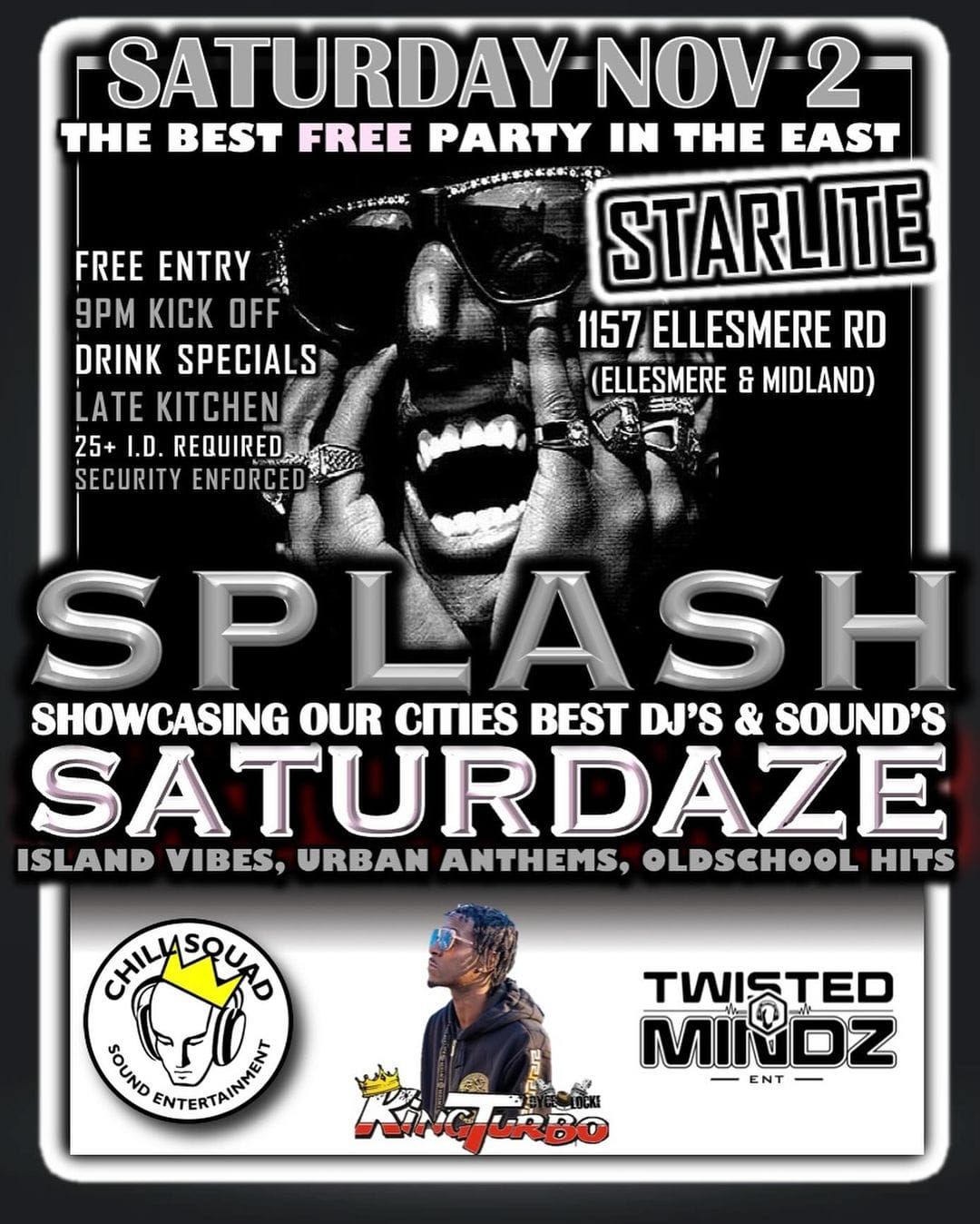 Splash Saturdaze: November 2nd