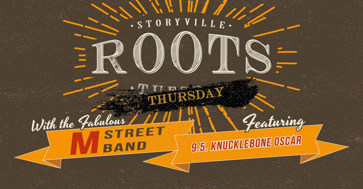 Roots Thursdayn vieraana Knucklebone Oscar