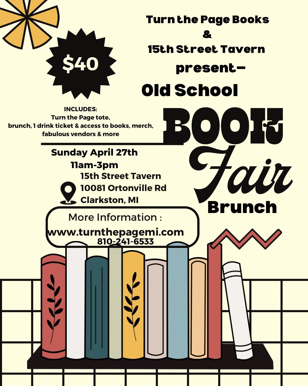 Old School Book Fair Brunch