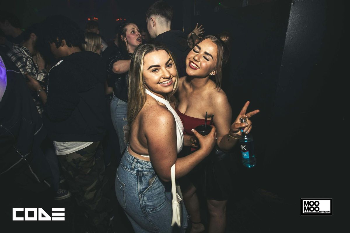 CODE Friday 22nd August At MooMoo!
