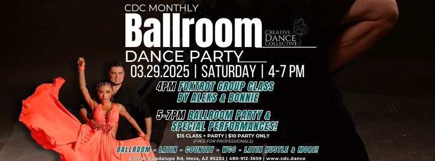 CDC Monthly Ballroom Dance Party