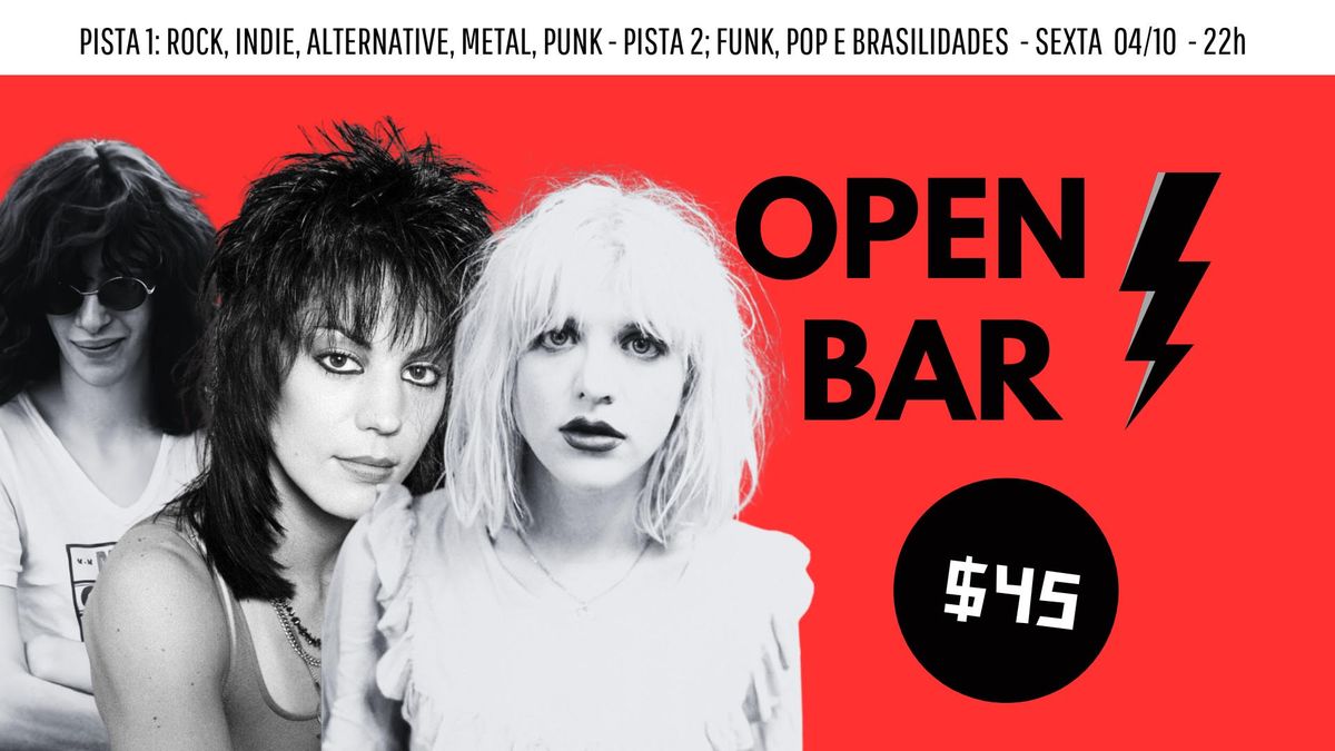 OPEN BAR no Outs - Sexta