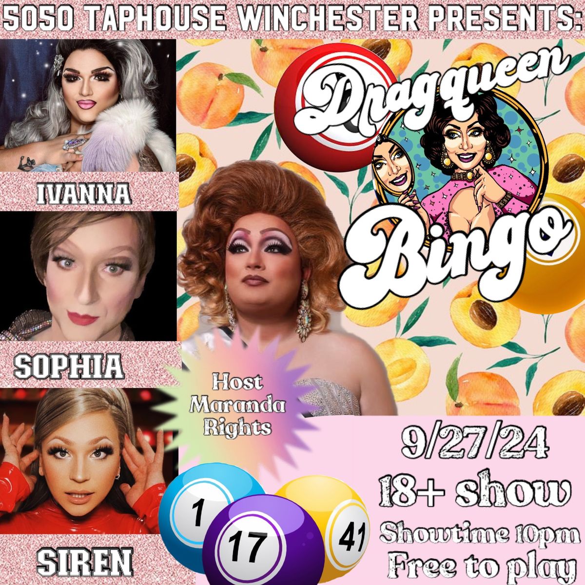 Drag bingo at 5050 taphouse 