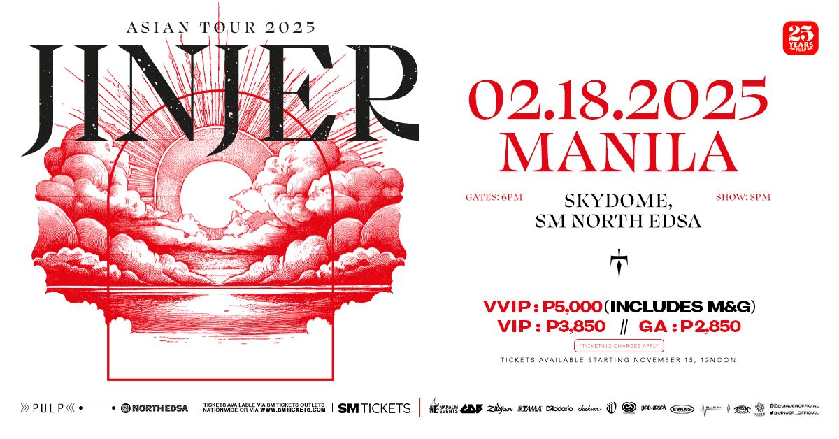 JINJER ASIAN TOUR 2025 IN MANILA