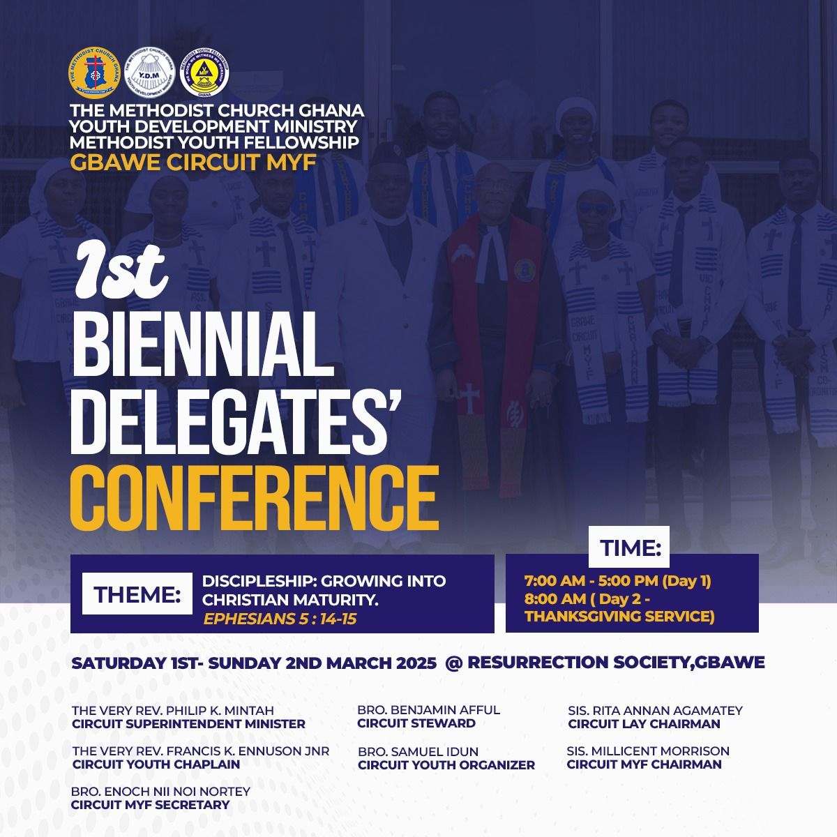 1ST BIENNIAL DELEGATES' CONFERENCE