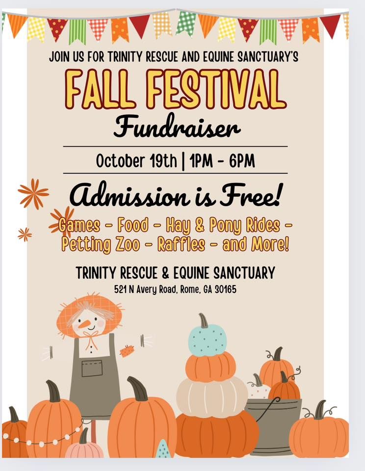 Trinity Rescue Fall Festival Fundraiser 