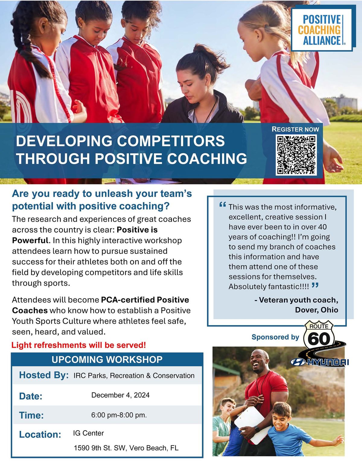 Developing Competitors Through Positive Coaching Workshop