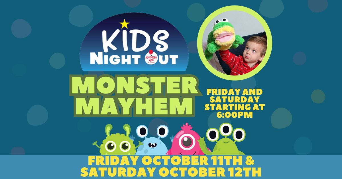 \ud83d\udc7e Monster Mayhem - Kids Night Out