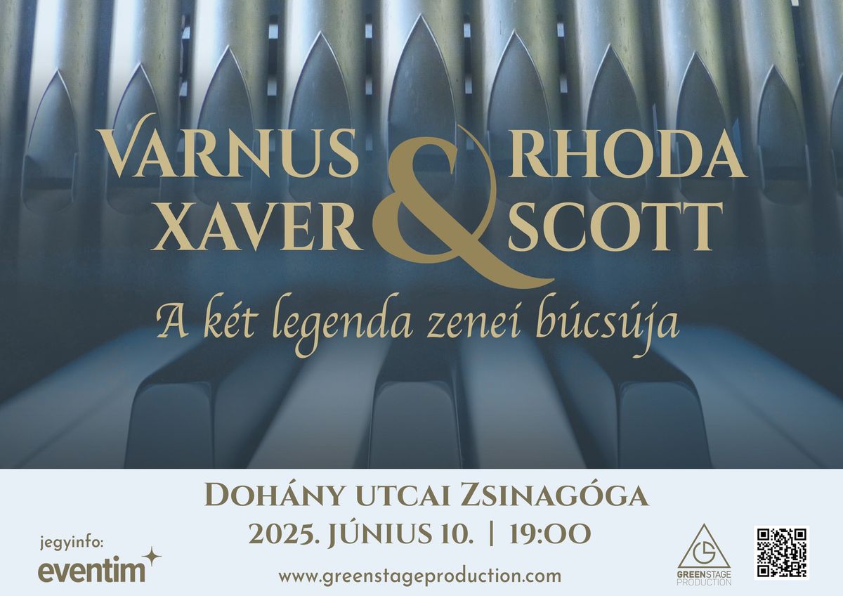 Varnus Xaver & Rhoda Scott - A k\u00e9t legenda zenei b\u00facs\u00faja