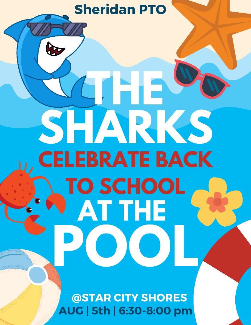Shark Back-to-School Pool Party