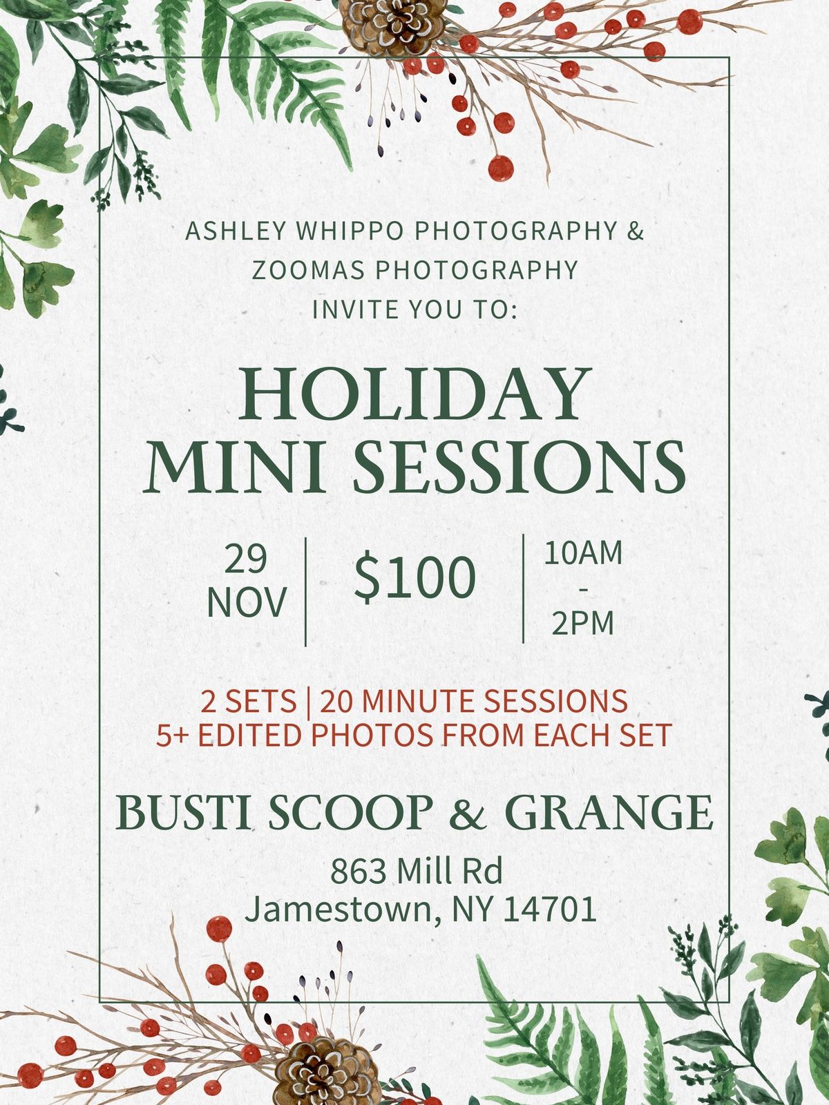 Holiday Mini Sessions