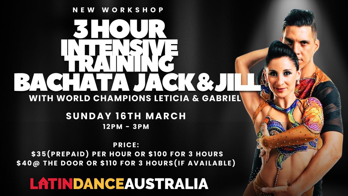 \ud83d\udd25 3 Hour Intensive Bachata Jack & Jill Course \ud83d\udd25