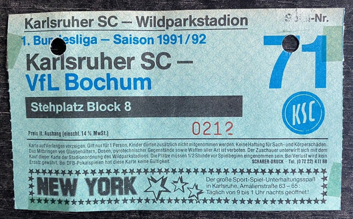 Karlsruher SC vs VfL Bochum Tickets