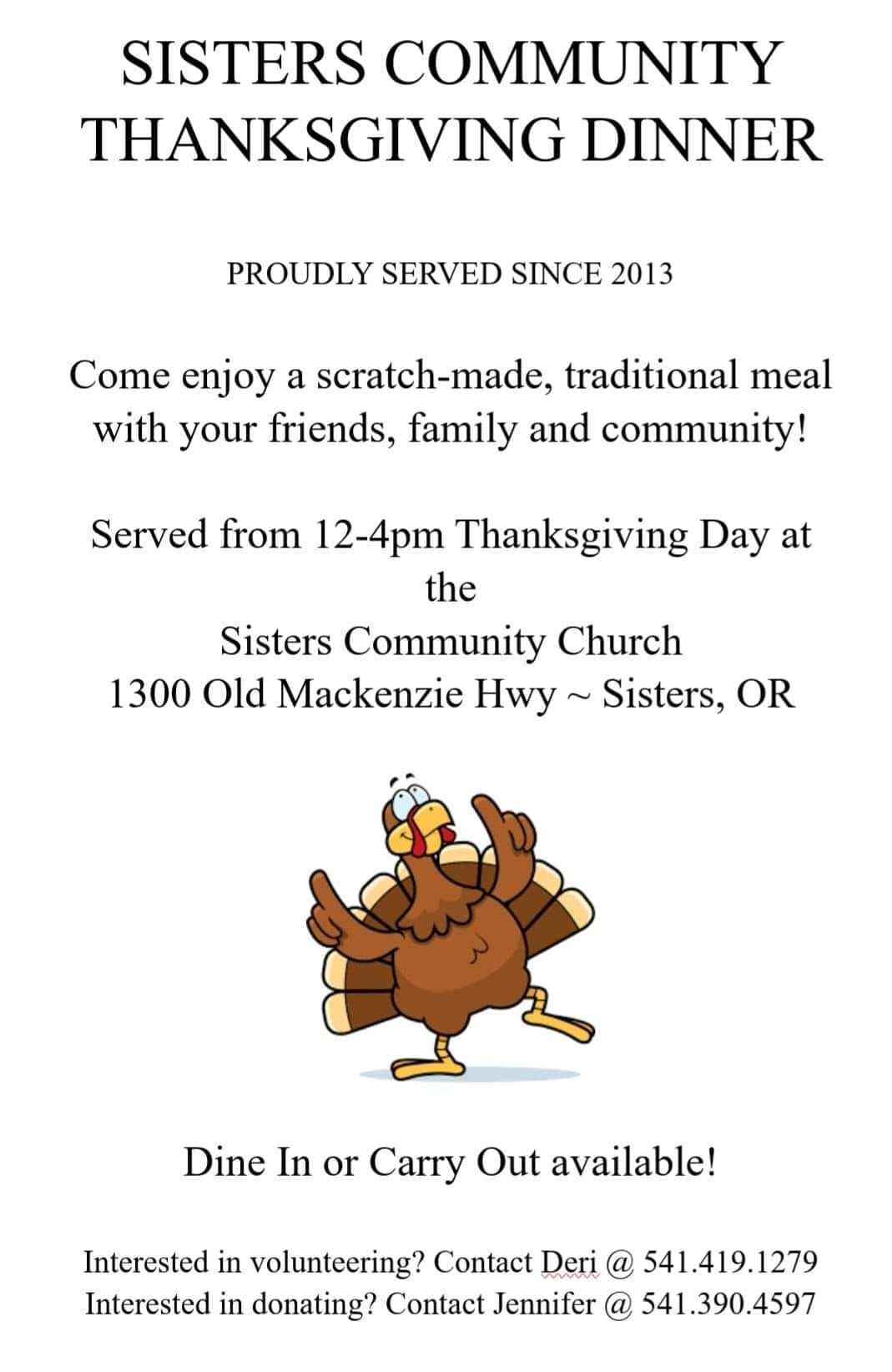 Sisters Community Thanksgiving Dinner