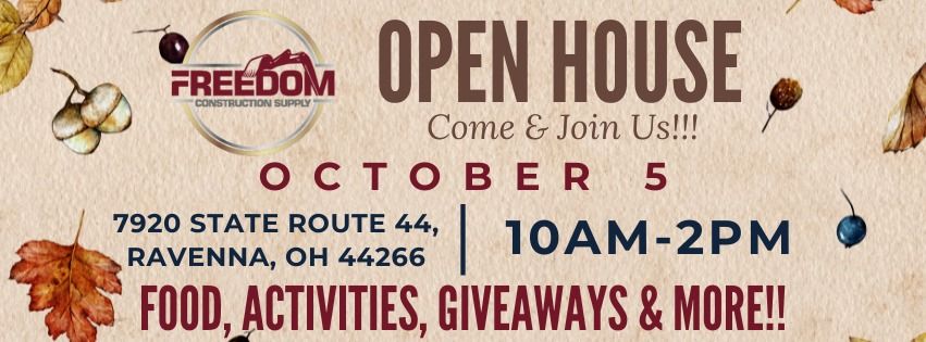 Freedom Construction Supply- Open House