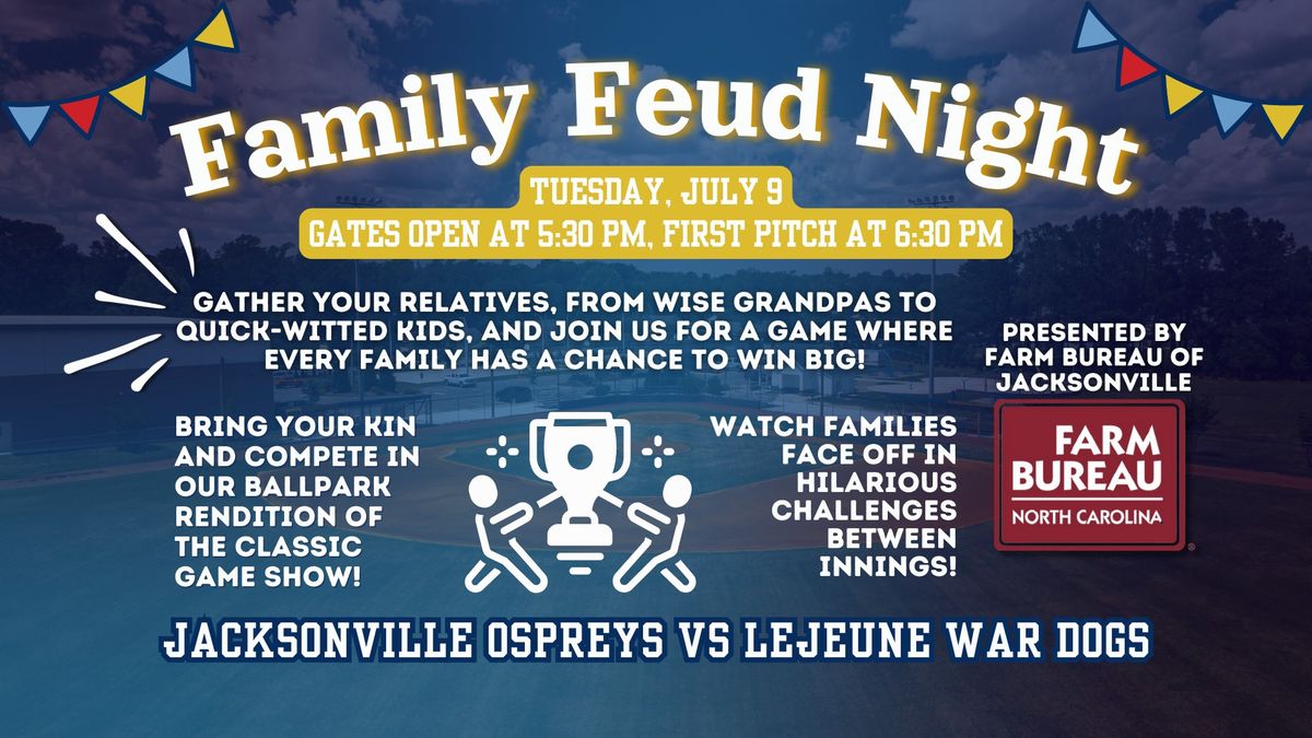 Family Feud Night with the Jacksonville Ospreys