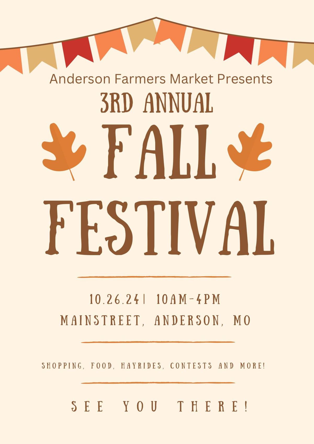 3rd Annual Fall Festival