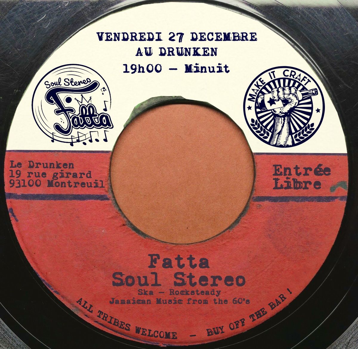 DJ Set : Fatta Soul Stereo - Ska, Rocksteady & Jamaican Music