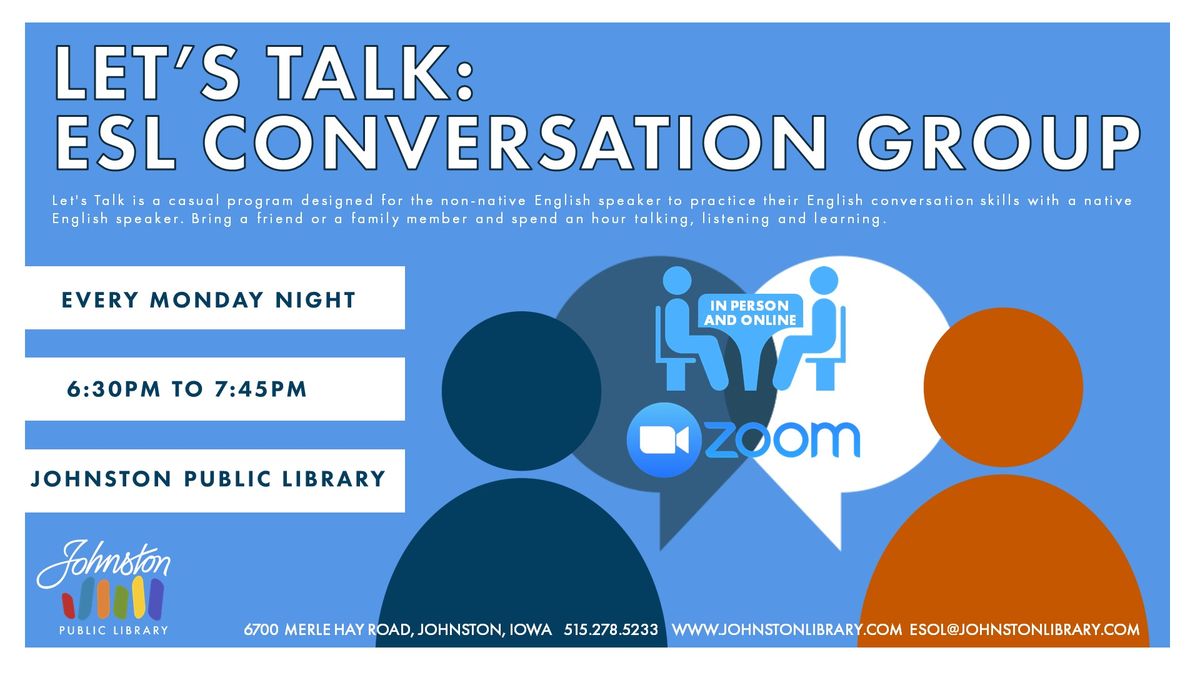 Let's Talk: English Conversation Group