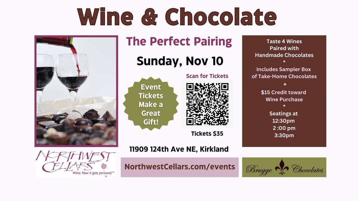 Chocolate & Wine, The Perfect Pairing