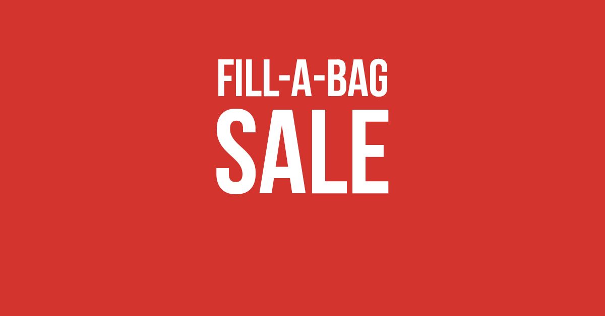 Fill-A-Bag Sale in Canton!