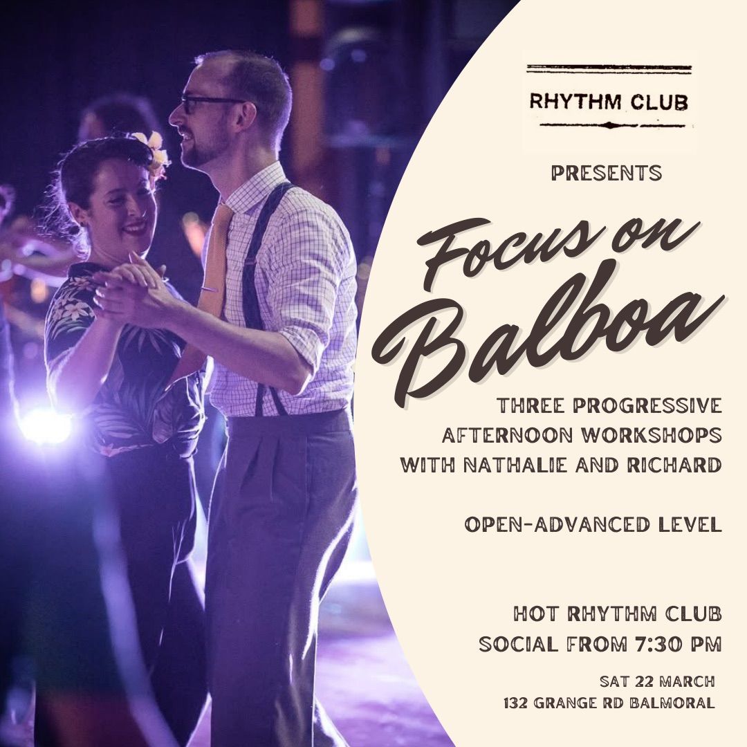 Rhythm Club - Balboa workshops and social! 