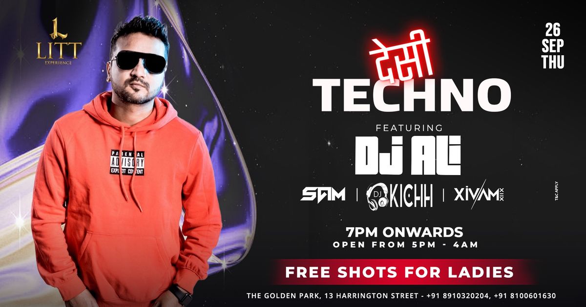 DESI TECHNO FT DJ ALI | SEP 26