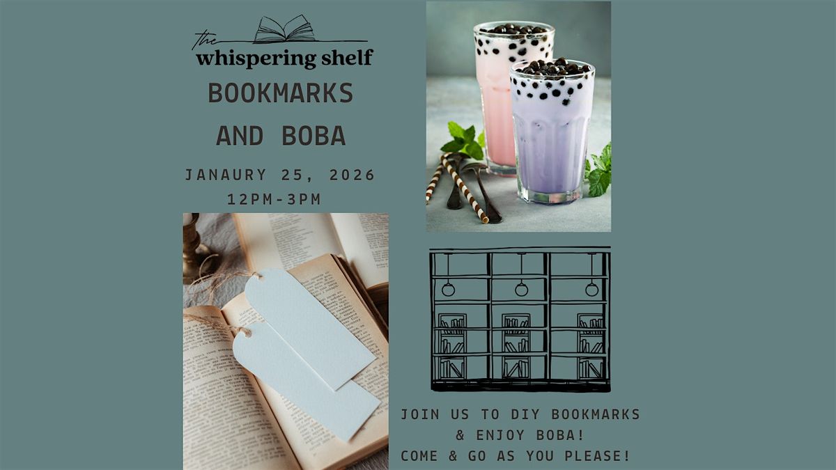 Bookmarks and Boba: Come and Go as You Please