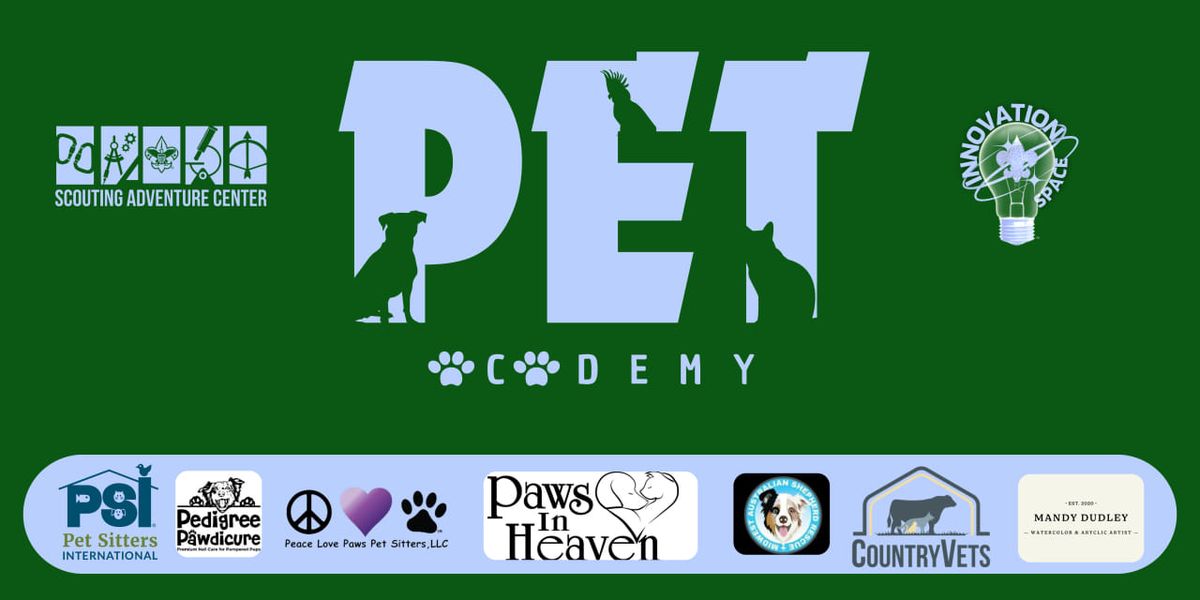 Pet Academy at the Scouting Adventure Center 