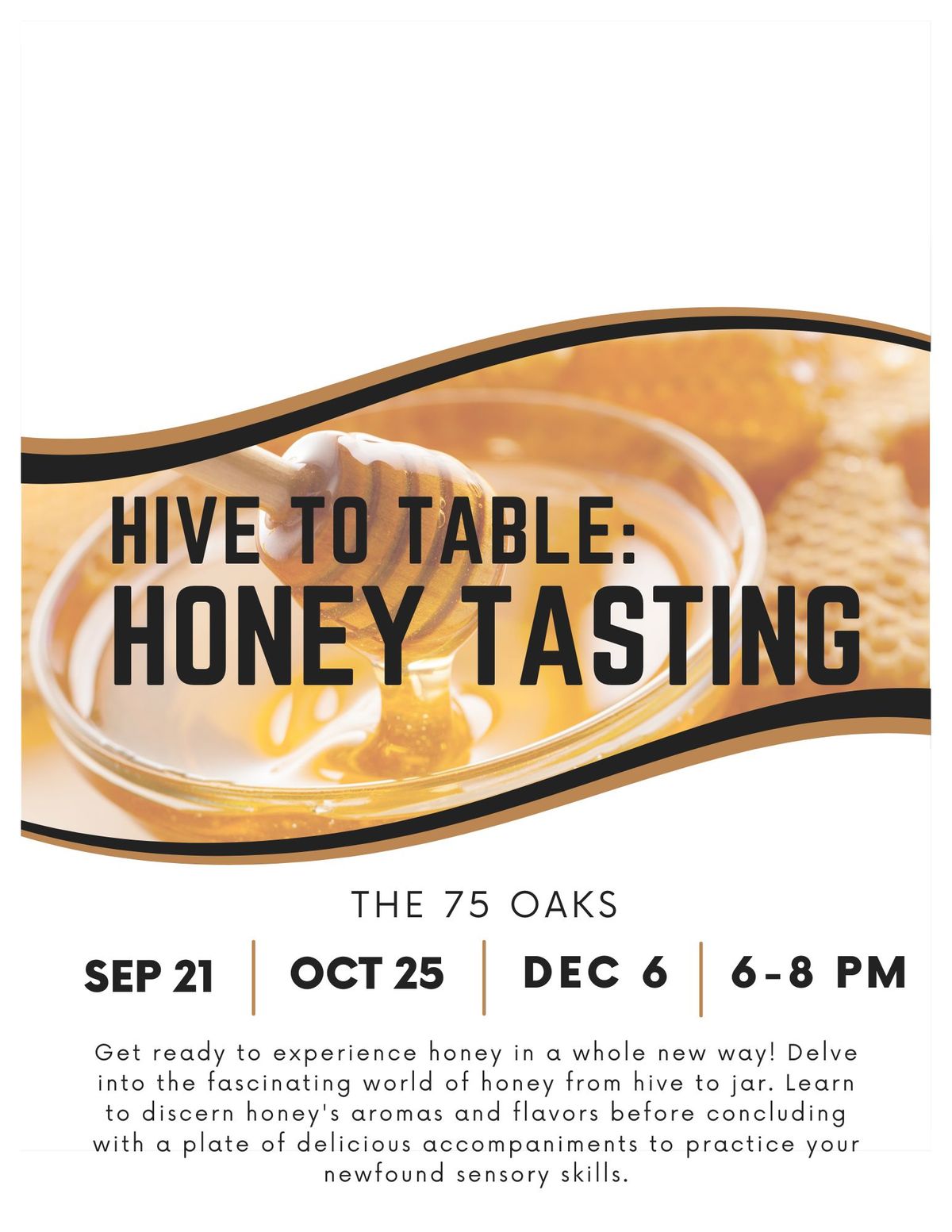 Hive-to-Table Honey Sensory Class