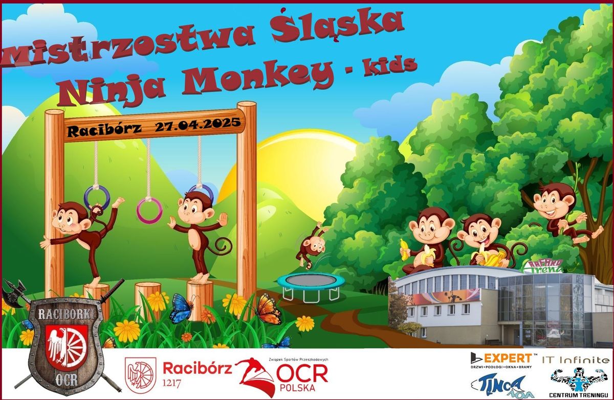 Mistrzostwa \u015al\u0105ska Ninja Monkey - kids 