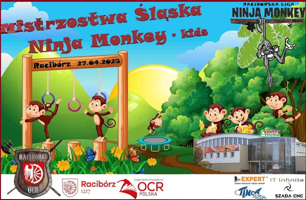 Mistrzostwa \u015al\u0105ska Ninja Monkey 2025 - kids 