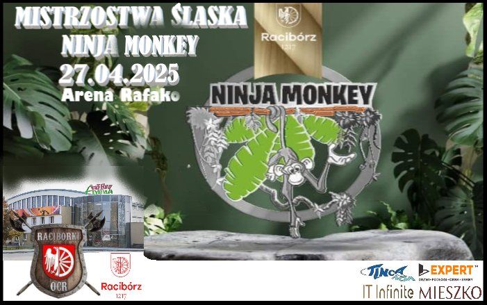 Mistrzostwa \u015al\u0105ska Ninja Monkey - kids 