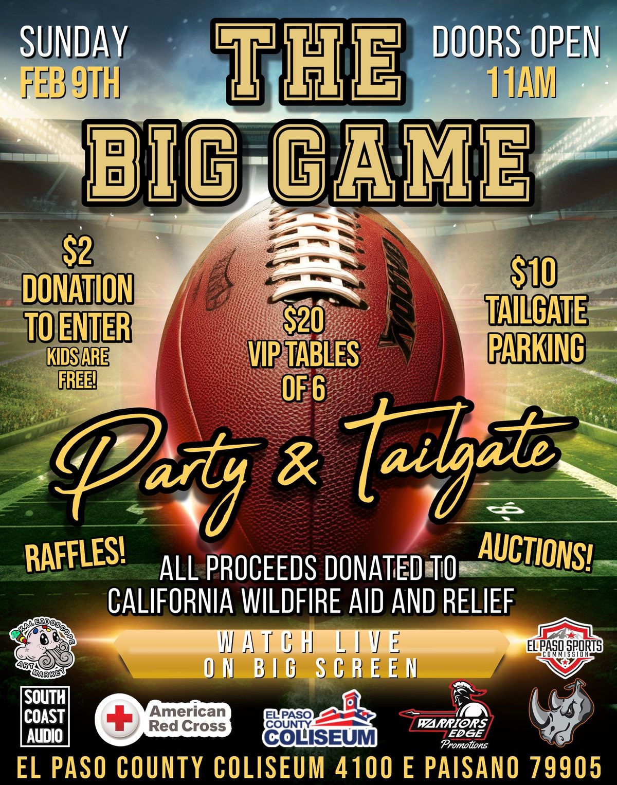 The BIG Game Party & Tailgate 