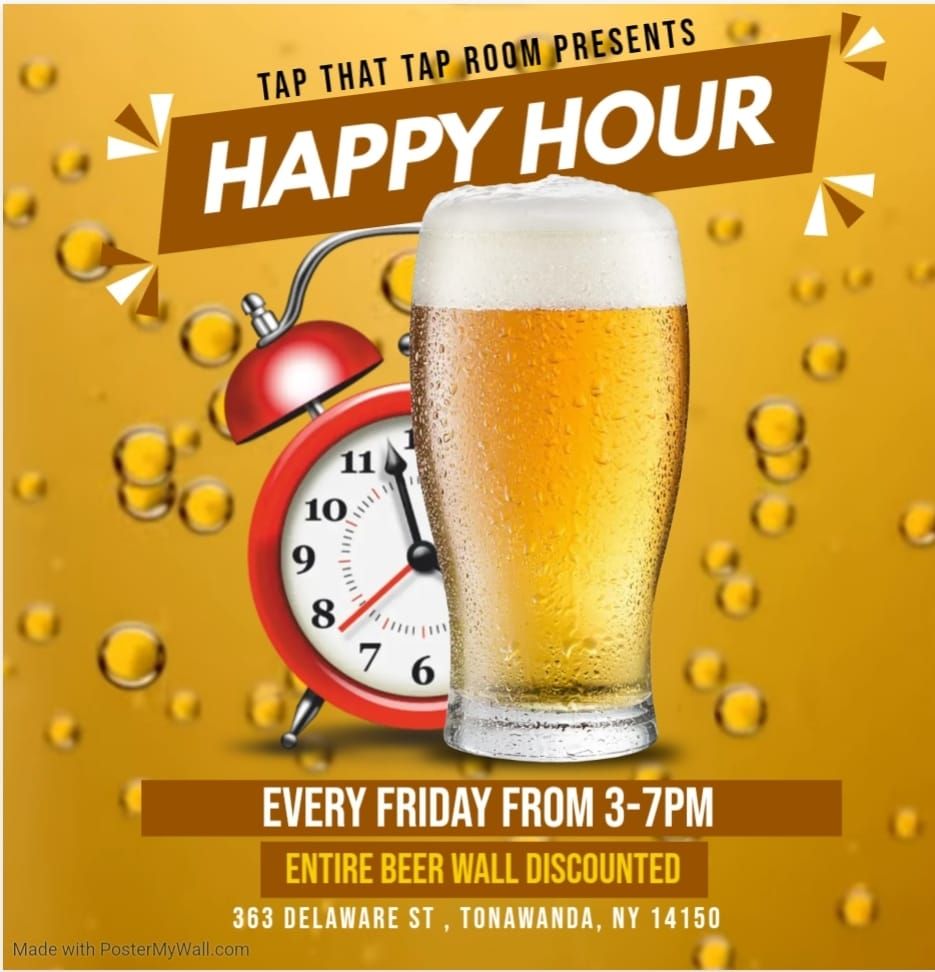 Happy Hour Fridays! Entire Beer Wall Discounted!