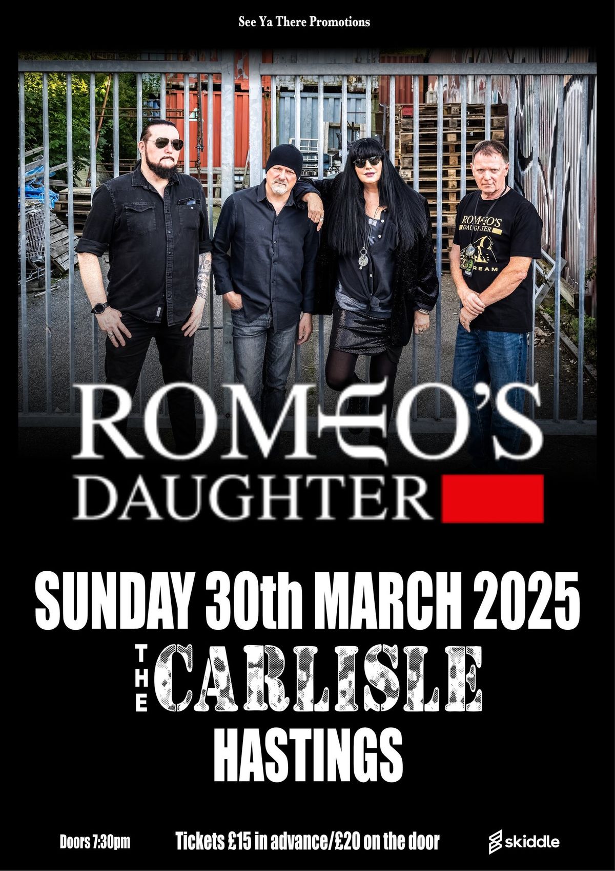 Romeo\u2019s Daughter @ The Carlisle, Hastings