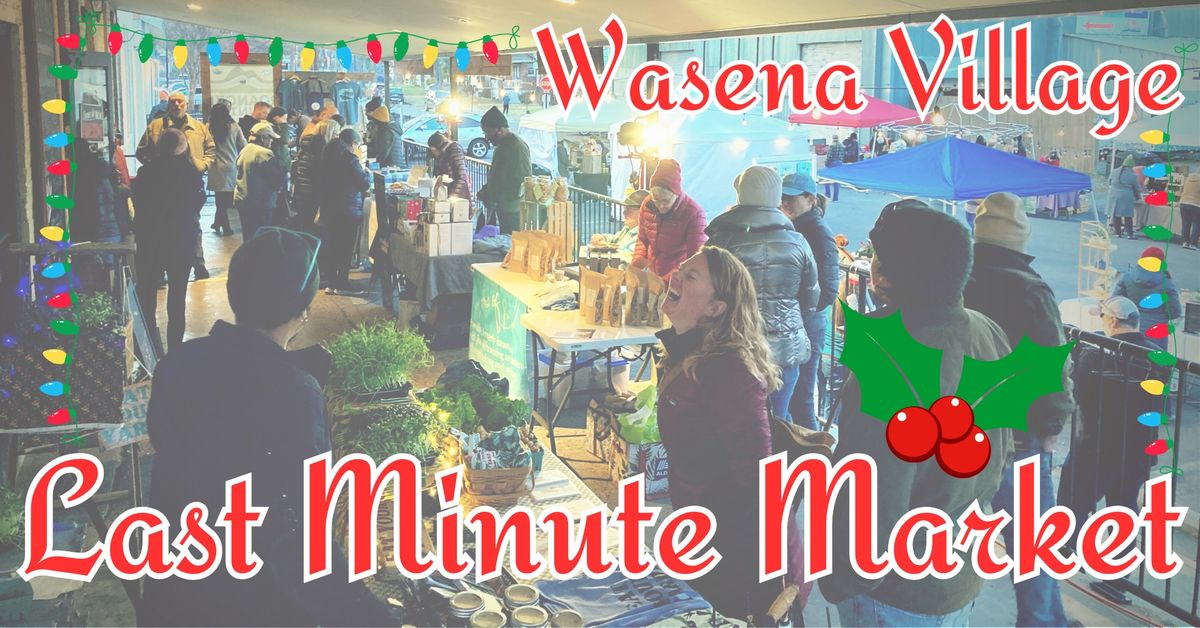 6th Annual Wasena Village Last Minute Market