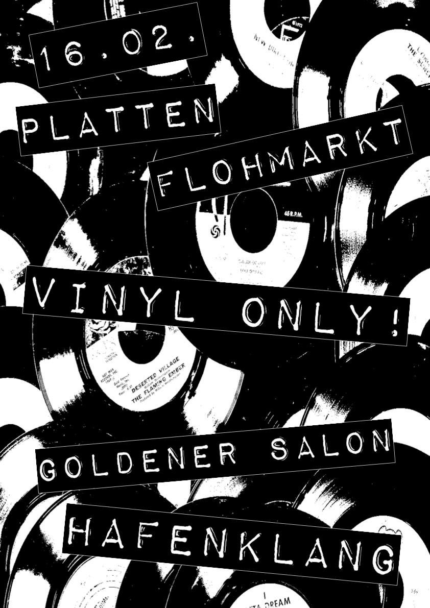 Plattenflohmarkt \/\/ Hamburg - Hafenklang - Goldener Salon