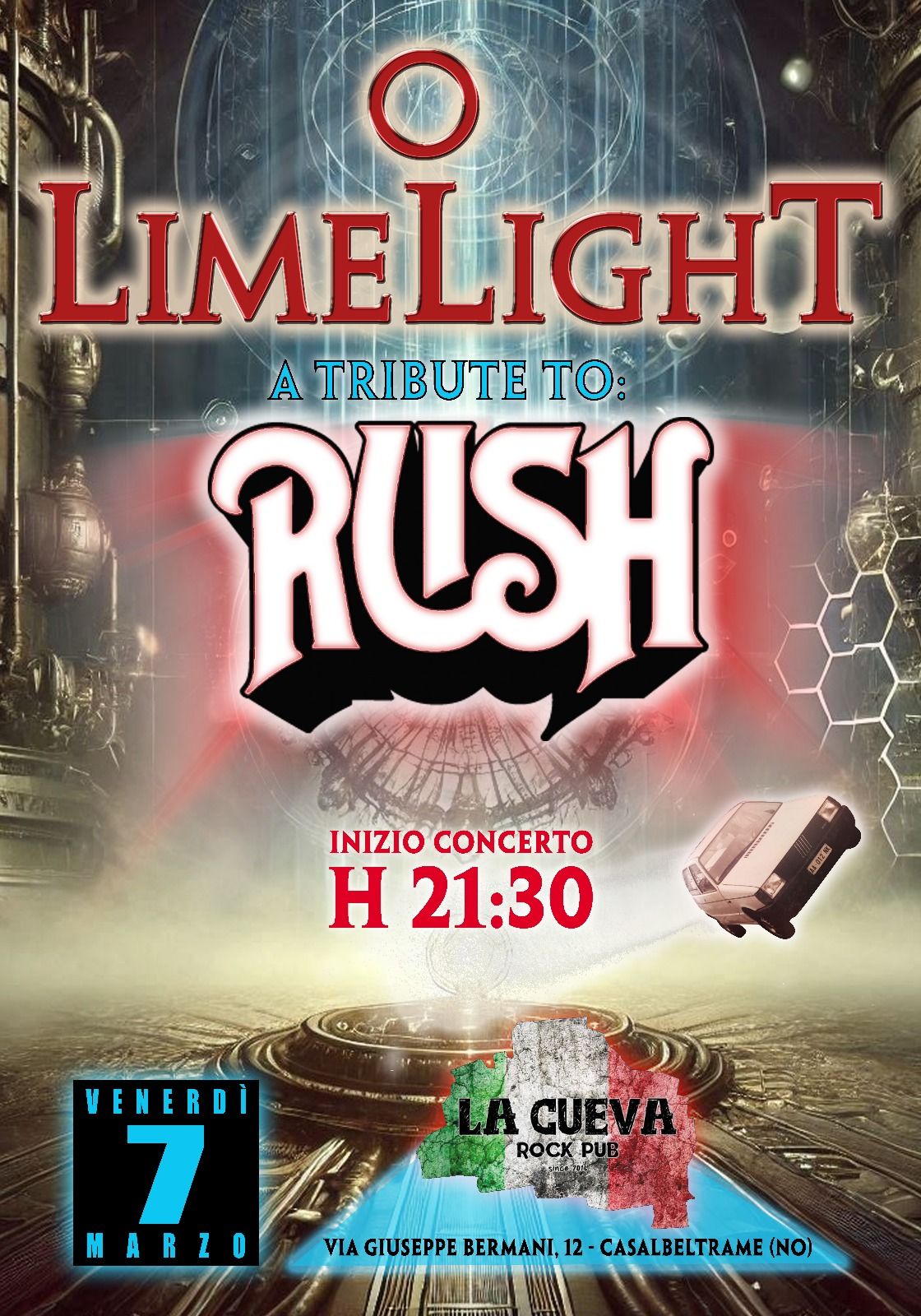 Rush Tribute Night @La Cueva Rock Pub (NO)