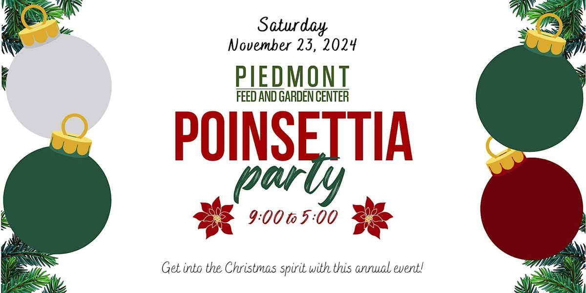 4th Annual Poinsettia Party